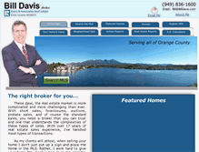 Tablet Screenshot of billdavis.com